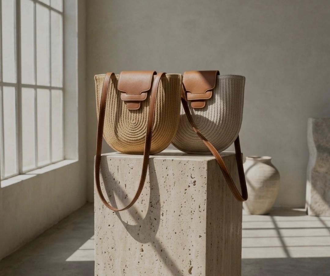 Straw Tote Bag