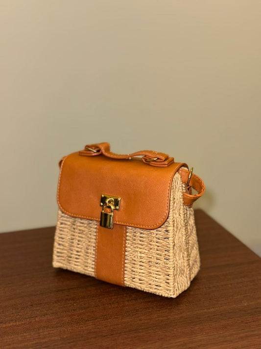 Straw Crossbody Bag