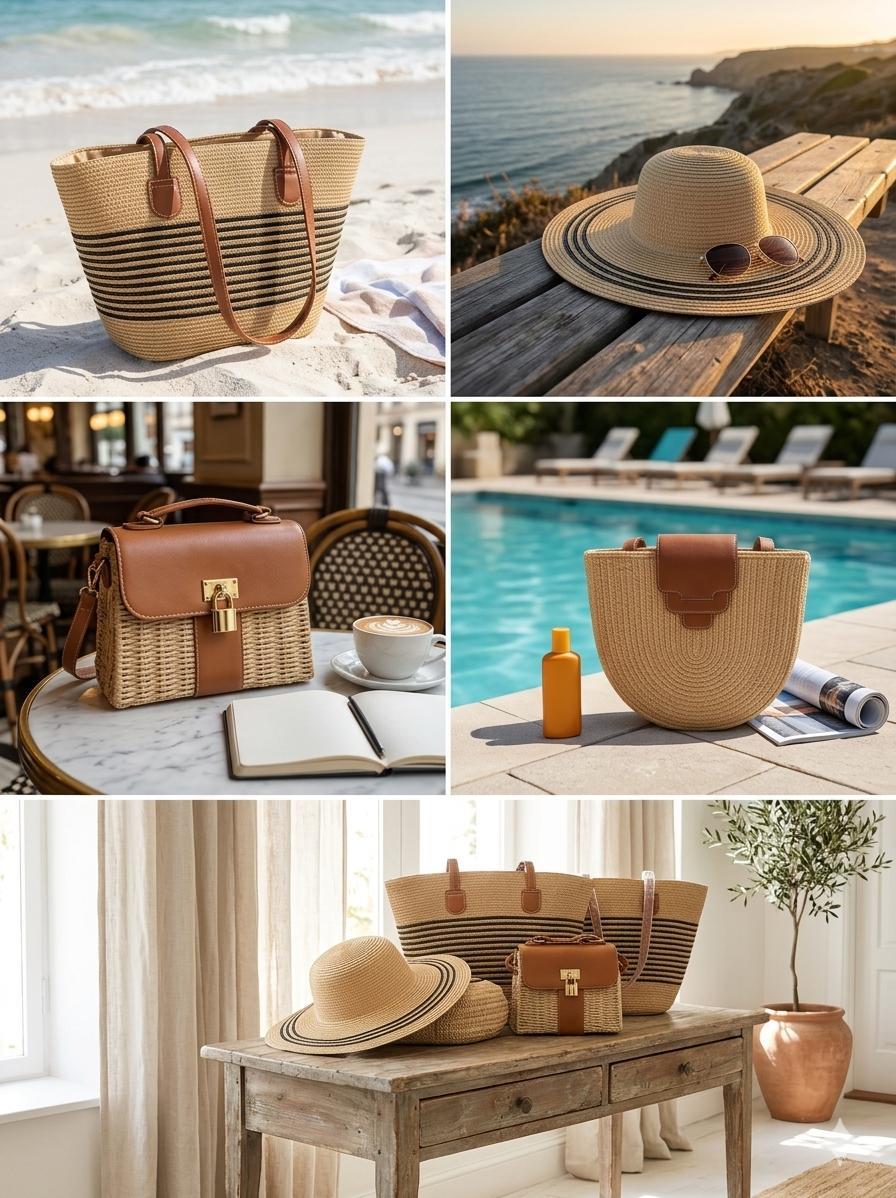 Straw Crossbody